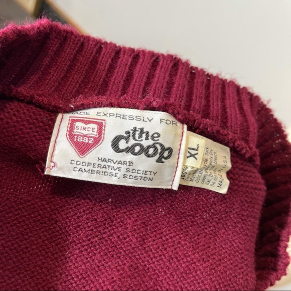 Authentic Vintage Harvard Sweater RARE - Picture 6 of 9